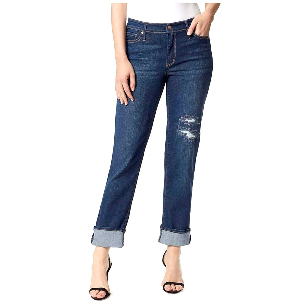 Jessica Simpson arrow straight distressed jeans.  Women’s 28.  New without tags